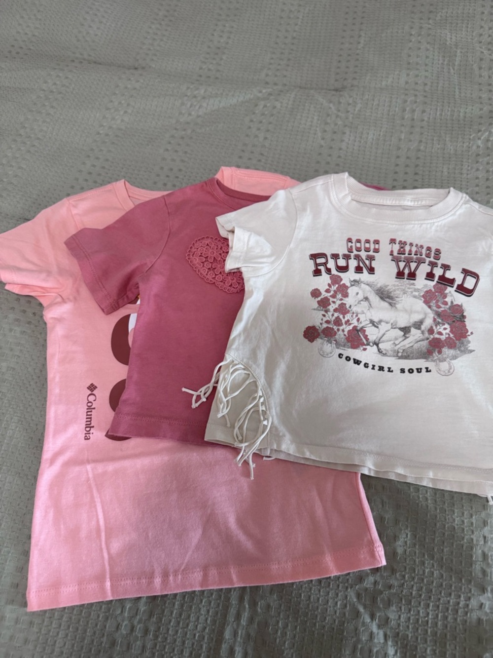 Girls' Pink Graphic Tee